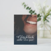 Glücklich steht Dir gut. - Blau (Staand voorkant)