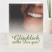 Glücklich steht Dir gut. Kaart (Voorkant)