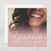 Glücklich steht Dir gut. - Rosé (Voorkant / Achterkant)