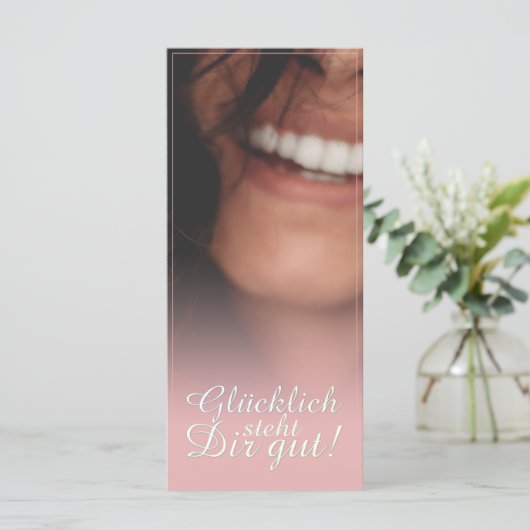 Glücklich steht Dir gut. - Rosé (Staand voorkant)