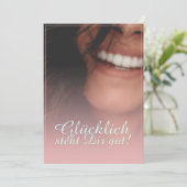 Glücklich steht Dir gut. - Rosé (Staand voorkant)