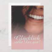 Glücklich steht Dir gut. - Rosé (Voorkant / Achterkant)