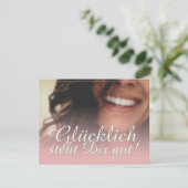 Glücklich steht Dir gut. - Rosé (Staand voorkant)