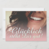 Glücklich steht Dir gut. - Rosé (Voorkant)
