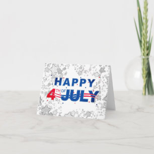 Glücklicher 4th of Juli Kaart