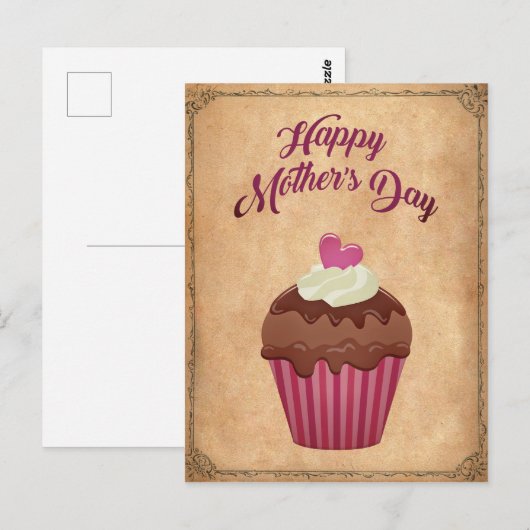 Glücklicher Muttertag  Briefkaart (Voorkant / Achterkant)