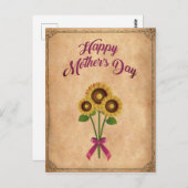 Glücklicher Muttertag  Briefkaart (Voorkant / Achterkant)