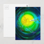 Glücksengel Briefkaart (Voorkant / Achterkant)