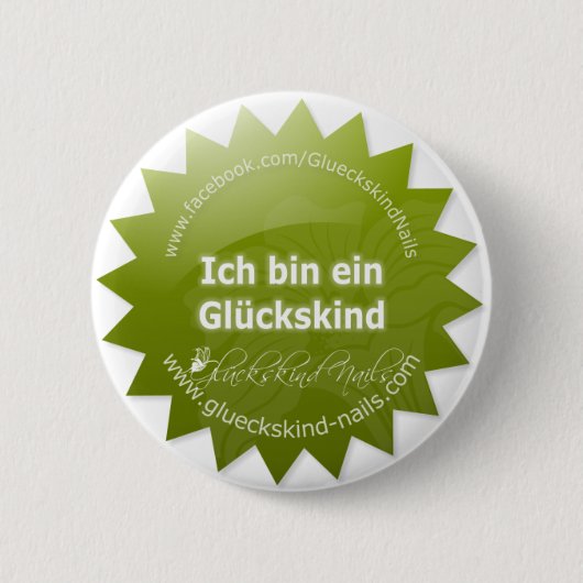 Glückskinder-Button Ronde Button 5,7 Cm (Voorkant)