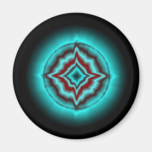 Glückssterne auf schwarz magneet (Voorkant)