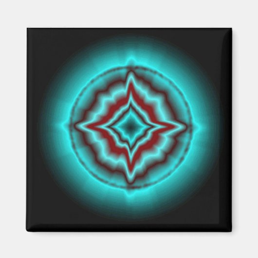 Glückssterne auf schwarz magneet (Voorkant)