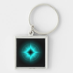 Glückssterne mintgrün schwarz Artdeco Sleutelhanger