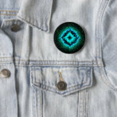 Glückssterne mit Sternchen- Glitter Ronde Button 5,7 Cm (In situ)