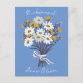 Gluckwunsch Geburtstag Personalisiert Ihr Name  Briefkaart (Voorkant)