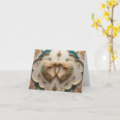 Glückwunsch Postkarte Mabrouk Kaart (Gele Bloem)