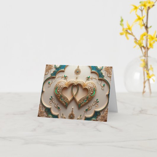 Glückwunsch Postkarte Mabrouk Kaart (Gele Bloem)