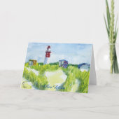 Glückwunschkarte Geburtstagskarte Leuchtturm Bedankkaart (Voorkant)