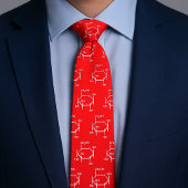 Glucose Molecuul Chemie Wetenschap Thema Rood Stropdas