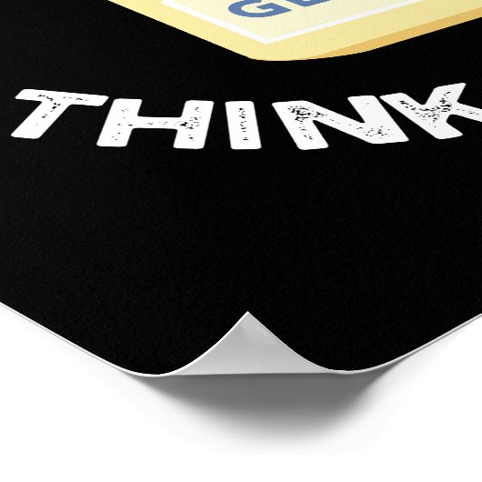 Glue, denk je dat je grappig bent, Glue Pun Dark B Poster (Hoek)