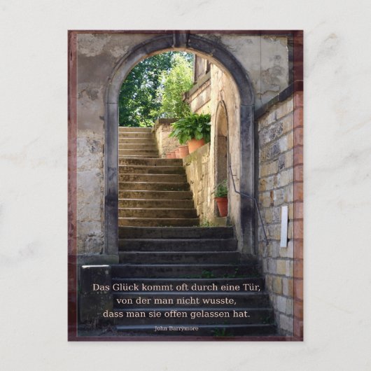 Glueck Briefkaart (Voorkant)