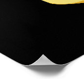 Glued Vibes Funny Glue Pun Dark BG Poster (Hoek)