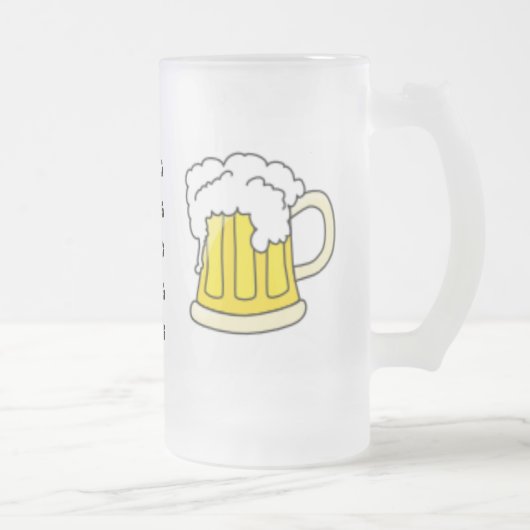 Glug GlugGlugGlug Glug Matglas Bierpul (Rechts)