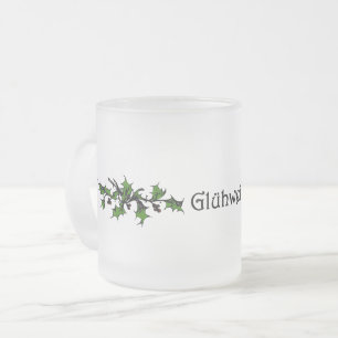 Glühwein Mulled Wine Frosted Glass Mok
