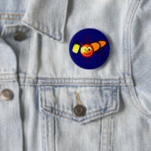 Glühwürmchen firefly firebug ronde button 5,7 cm (In situ)