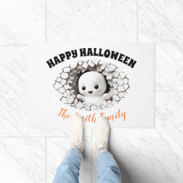 gluren spooknaam grappige halloween deurmat