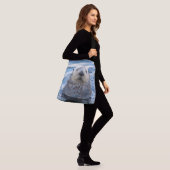 Glurende zeeotter crossbody tas (Op model)