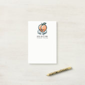 Glute Squad Peach Butt Glutes Gym Fitness Post-it® Notes (Op bureau)