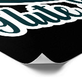 Glute Squad Peach Butt Glutes Gym Fitness Poster (Hoek)