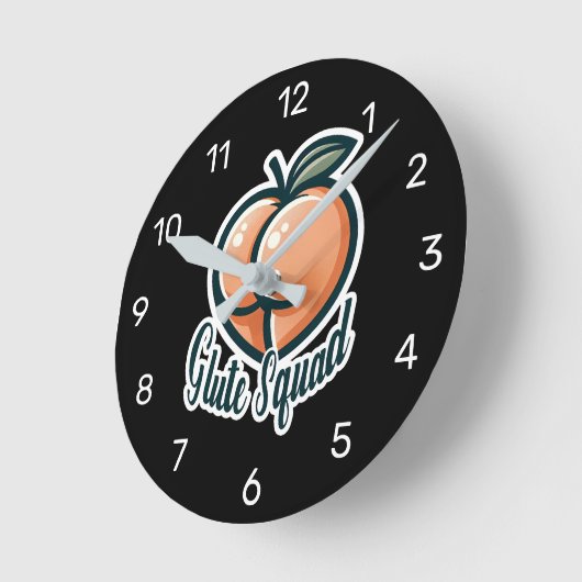 Glute Squad Peach Butt Glutes Gym Fitness Ronde Klok (Hoek)