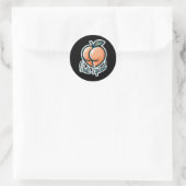 Glute Squad Peach Butt Glutes Gym Fitness Ronde Sticker (Tas)