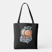 Glute Squad Peach Butt Glutes Gym Fitness Tote Bag (Achterkant)