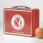 GLUTEN Alert Allergy & Name Metal Lunch Box (In situ)