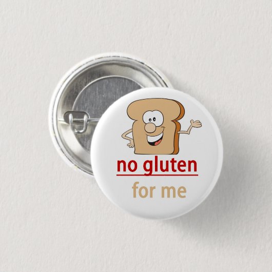 Gluten Allergy Alert Ronde Button 3,2 Cm (Voorkant /achterkant)