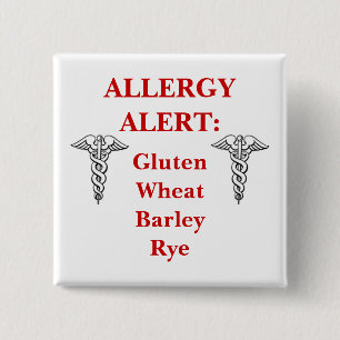 Gluten Allergy Button