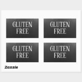 Gluten Free Allergy Safe  Craft Rechthoekige Sticker (Vel)