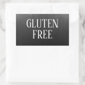 Gluten Free Allergy Safe  Craft Rechthoekige Sticker (Tas)