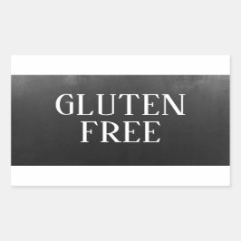Gluten Free Allergy Safe  Craft Rechthoekige Sticker