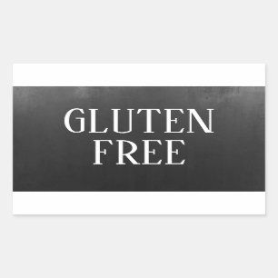Gluten Free Allergy Safe  Craft Rechthoekige Sticker