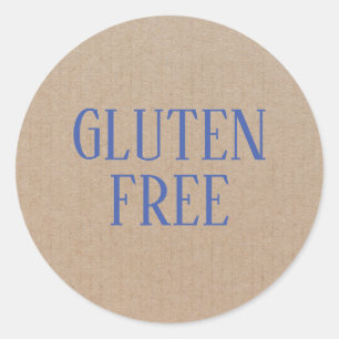 Gluten Free Allergy Safe Culary Ronde Sticker