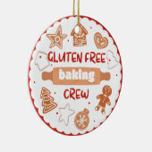 Gluten Free Baking Crew Keramisch Ornament (Rechts)