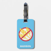 Gluten Free Bumblebee Large Medicine Bag Label Bagagelabel (Achterkant verticaal)