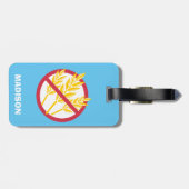 Gluten Free Bumblebee Large Medicine Bag Label Bagagelabel (Achterkant horizontaal)