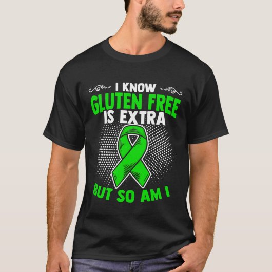 Gluten Free Celiac Warrior Celiac Disease Awarenes T-shirt (Voorkant)