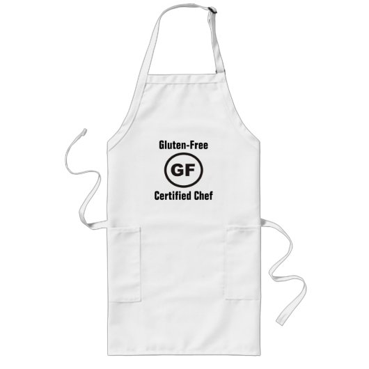 Gluten Free Certified Chef Lang Schort (Voorkant)