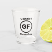 Gluten Free Certified Shot Glas (Voorkant)