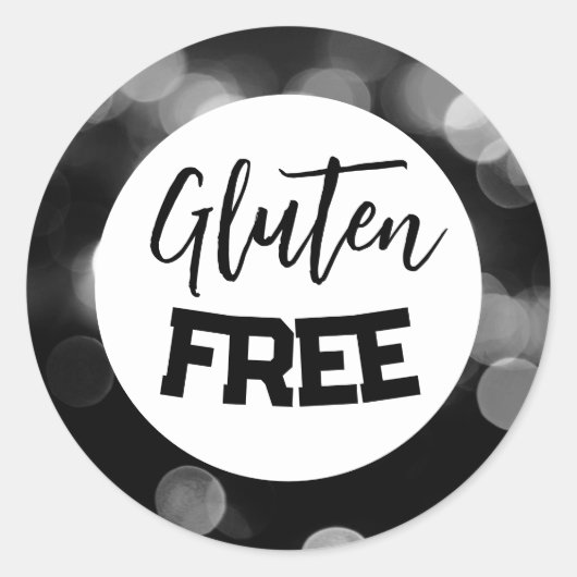Gluten Free Classic Round Sticker (Voorkant)